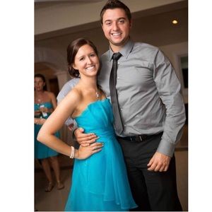 Turquoise Party Dress